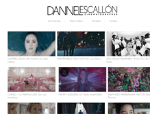 Tablet Screenshot of dannelescallon.com